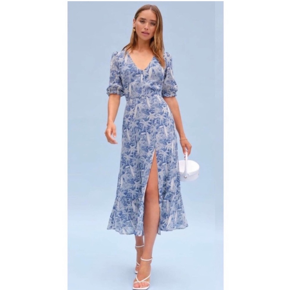 Reformation Nantes Dress in Bali Print